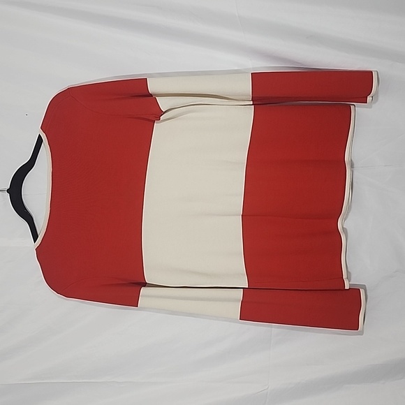 Milly Of New York Cotton Silk Blend Button Down Colorblock Cardigan Size S - Picture 4 of 9